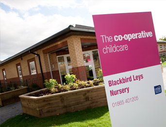 Outside blackbird leys nursery