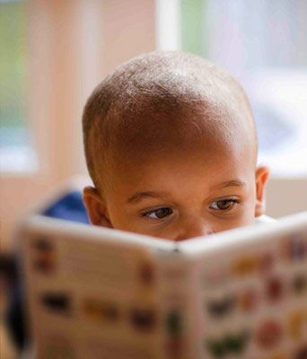 child reading