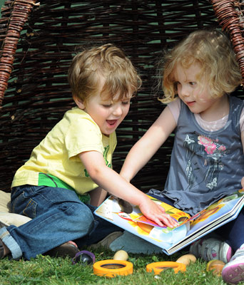 children playing